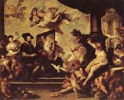 Luca Giordano Rubens Painting an Allegory of Peace Spain oil painting artist